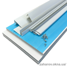 Готовые откосы ширина 20 см окно 1,5 х 1,5 м Teplovik Standard