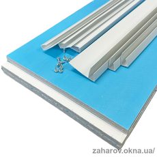 Готовые откосы ширина 25 см окно 1,5 х 1,5 м Teplovik Standard