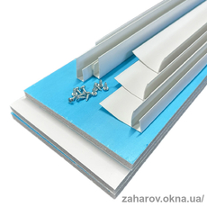 Готовые откосы ширина 15 см окно 1,5 х 1,5 м Teplovik Standard