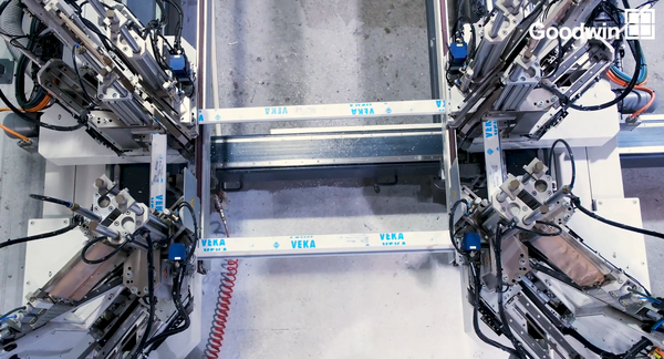 Сварочно-зачистная линия ROTOX (Германия) на производстве Goodwin