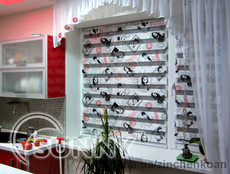 рулонные шторы день ночь