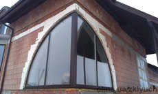 Екологические окна из натурального дерева