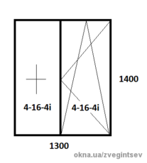 Стандартное окно, окно 1300 1400