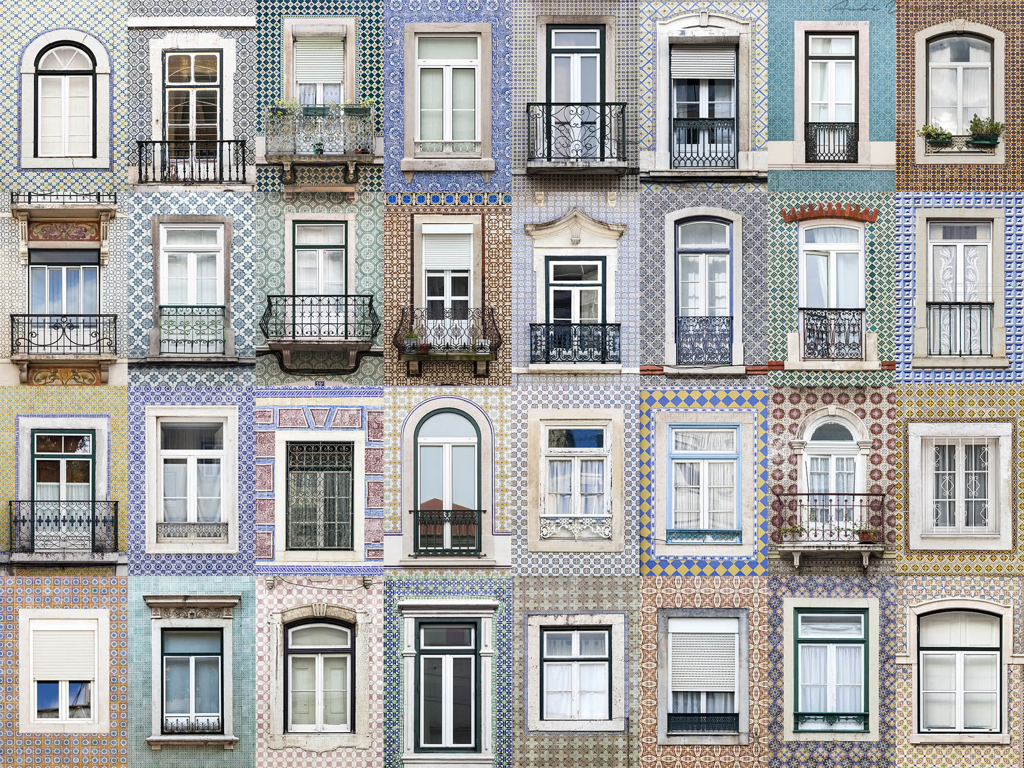 672 вікна из 21 європейського міста