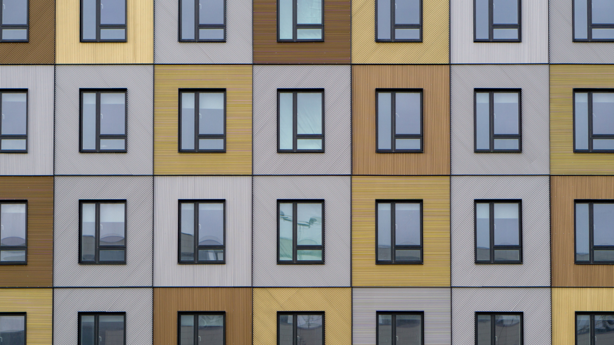 Вікна будівлі у Копенгагені