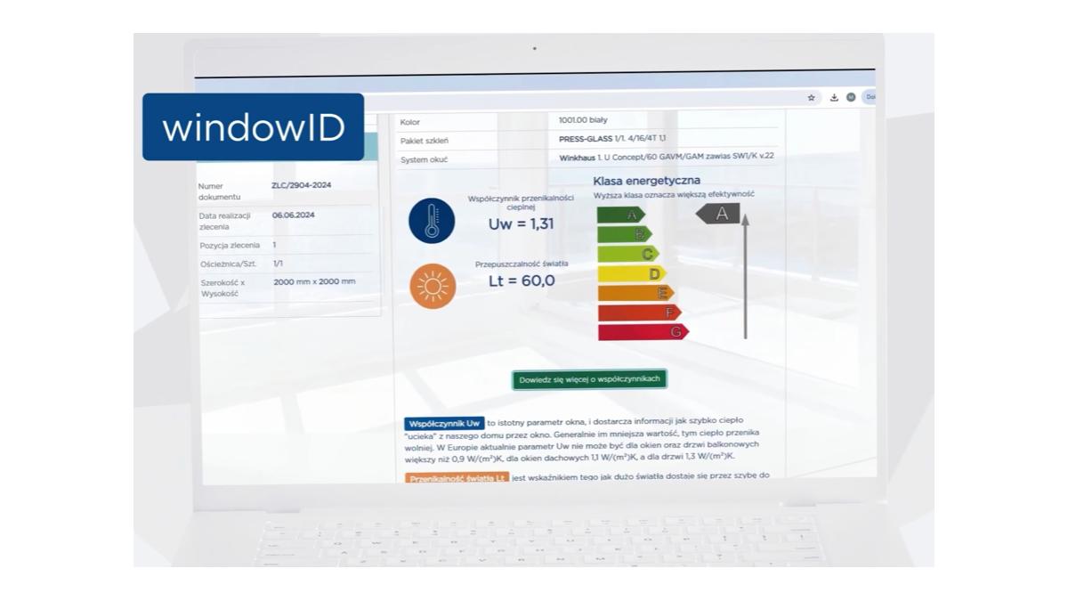 Обложка для цифрового паспорта Winkhaus WindowID