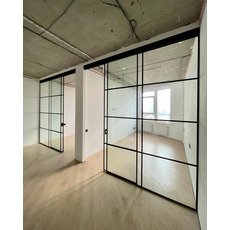 Лофт-перегородки из стекла и металла под заказ в Одессе