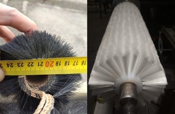 Новый заказ: вместо тканевой плетеной щетки - ротационная набивная