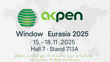 Приглашение на выставку Window Eurasia 2025 от компании Akpen