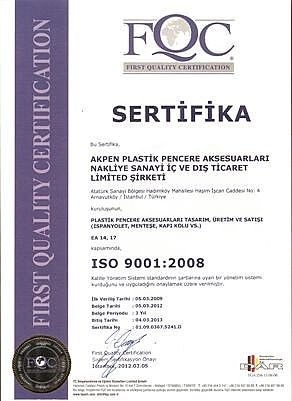 Akpen Plastik прошел сертификацию немецким аккредитационным институтом.