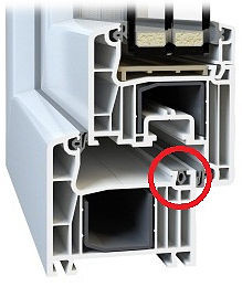 Новинка! Заглушка паза штапика – удачное решение в борьбе с пылью!