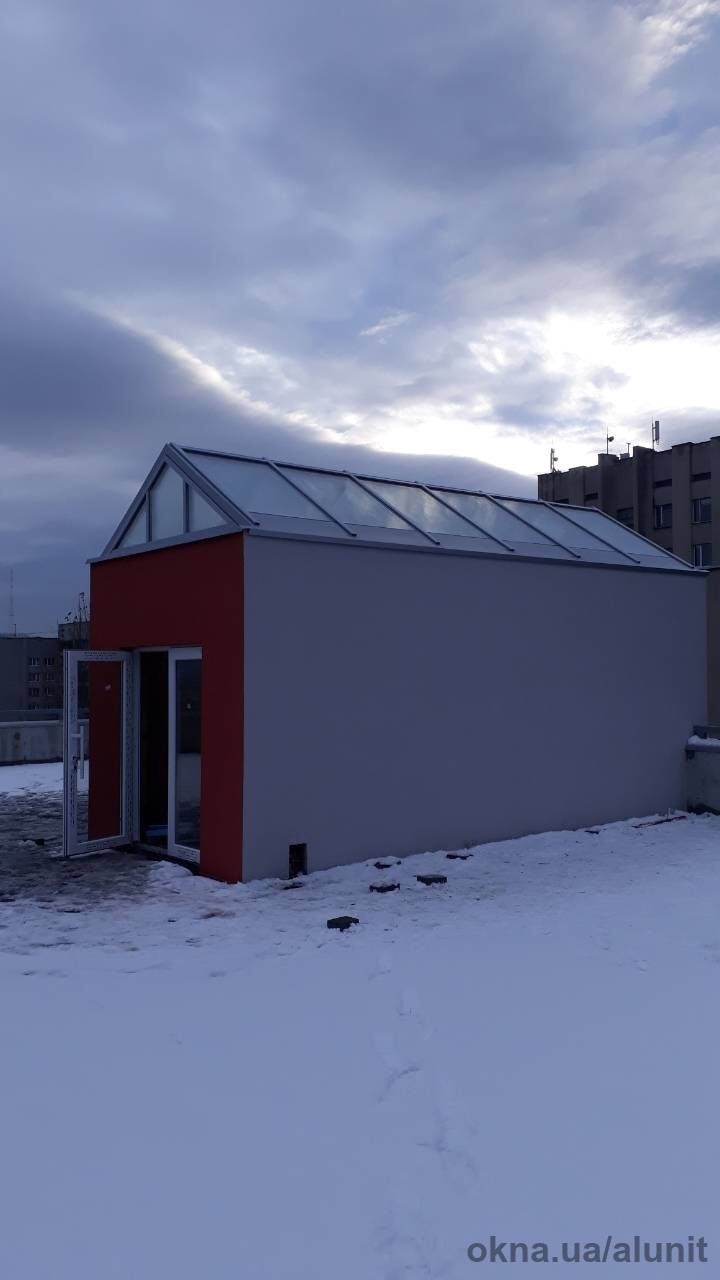 Реализован проект: крыша для выхода на крышу