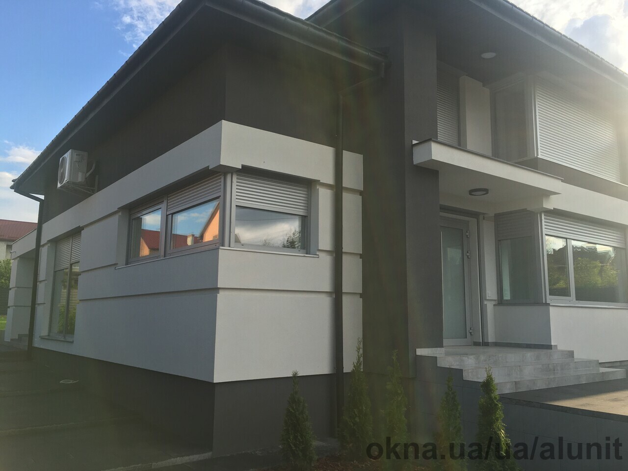 Остеклен дом из алюминиевого профиля Ponzio