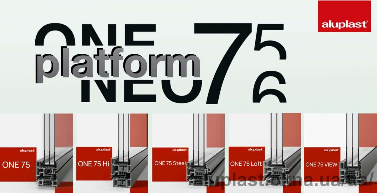 aluplast Україна розширила лінійку алюмінієвих профілів ONE 75