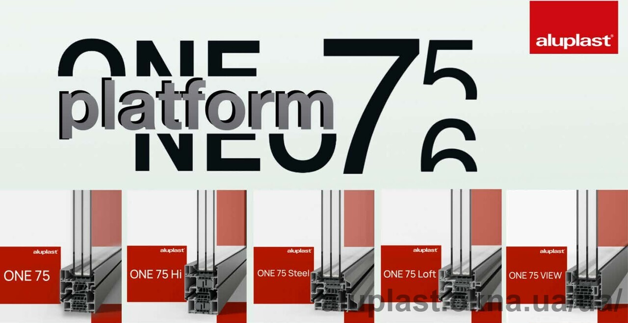 aluplast Україна розширила лінійку алюмінієвих систем ONE 75 на українському ринку