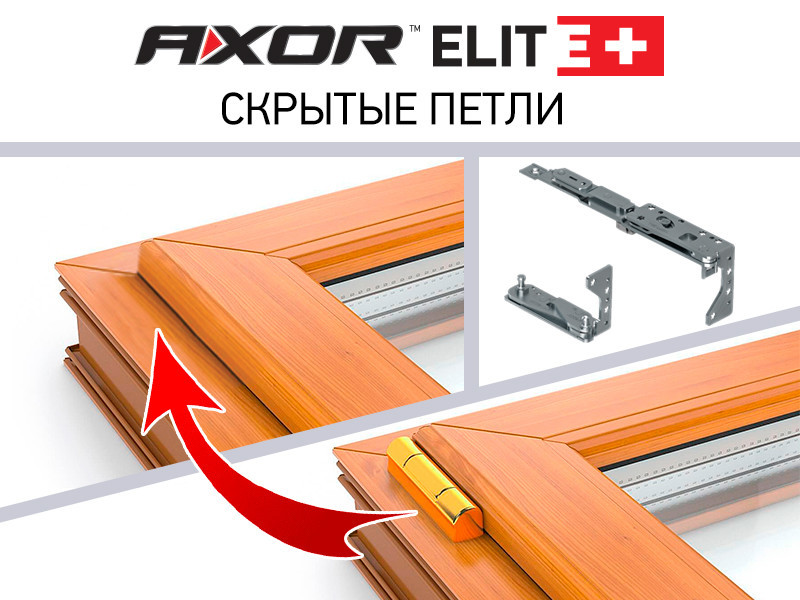 New product - concealed hinges system AXOR ELITE+