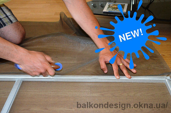 Перетяжка москитных сеток – новая услуга от компании Балкон Дизайн