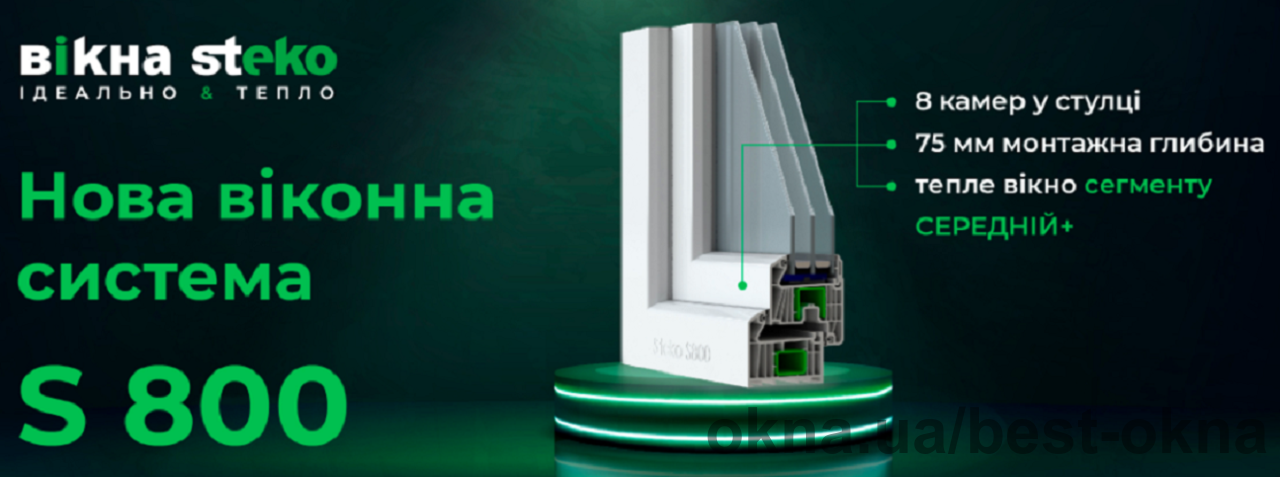 Нова тепла система скління від заводу Steko