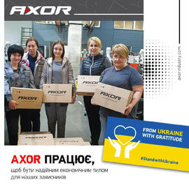 Друзі, у цей складний час ми маємо для вас гарну новину: завод AXOR Industry відновлює роботу!