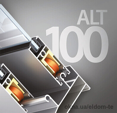 Новинка - розсувні алюмінієві системи ALT100