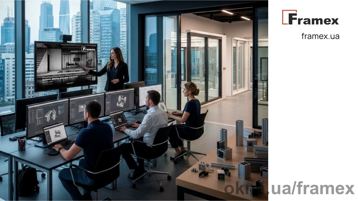 Академія Framex навчає партнерів: команда PLAMET пройшла практичну підготовку з алюмінієвих систем