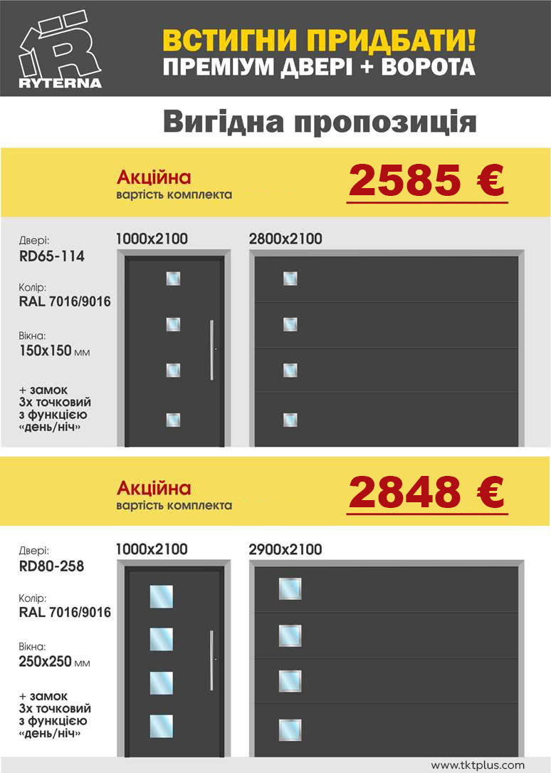 Акционное предложение от Ryterna