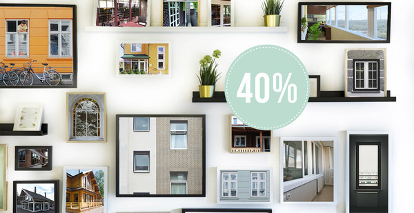 40% discount for all windows!