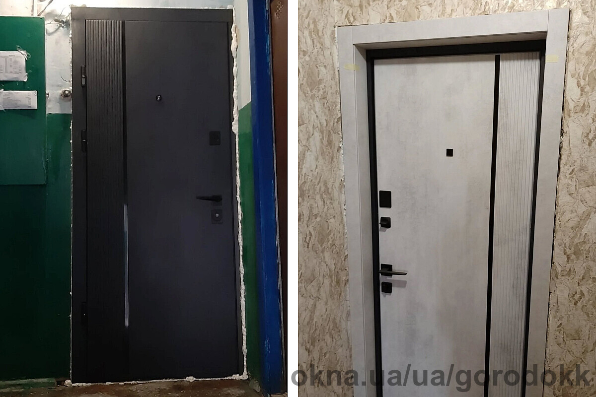 Городок виконав виготовлення та монтаж вхідних дверей у квартиру