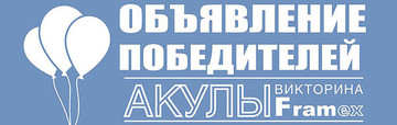 Результаты викторины «Акулы Framex 2013»!
