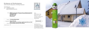 Новинка! Білосніжна високоеластична піна illbruck FM330
