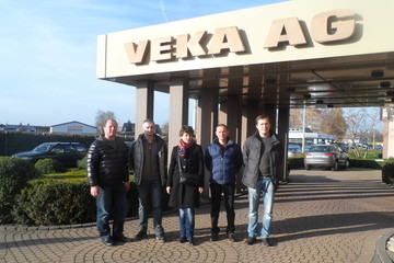 Ведущие дилеры компании Канталь на главном заводе VEKA AG в Германии!