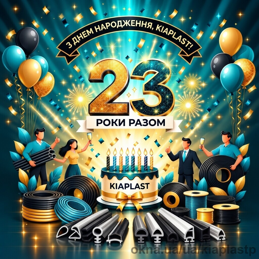 TM KIAplast виповнюється 23 роки!