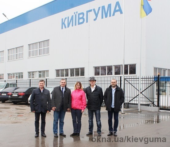 Польская делегация из г. Гнезно на предприятии «Киевгума»