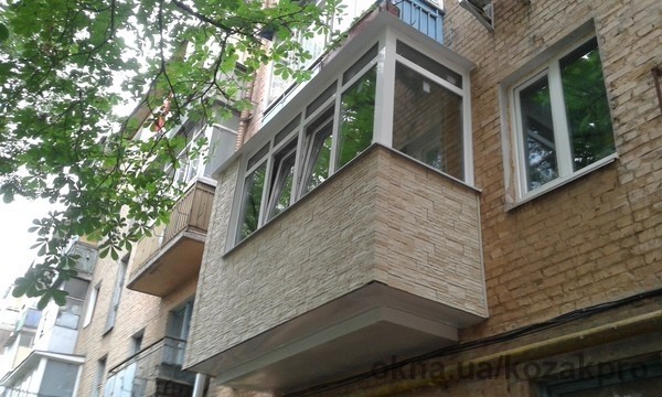Новый проект: балкон под ключ в Чернигове
