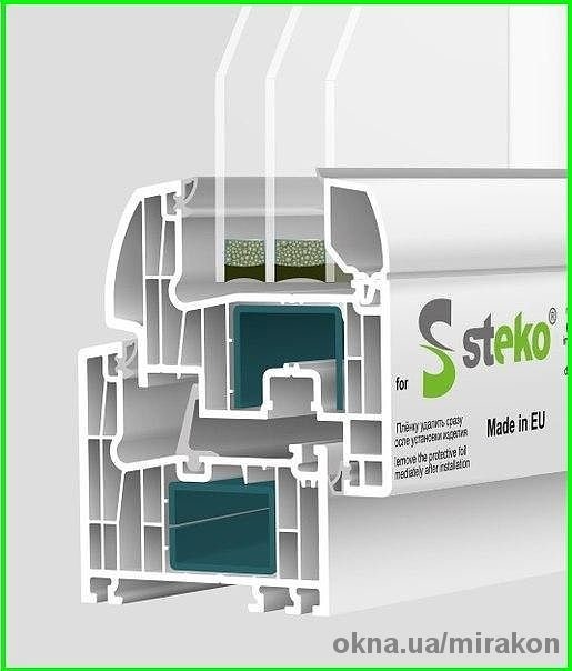 Новинка: 7 камерные окна Steko по цене 5 камерных.