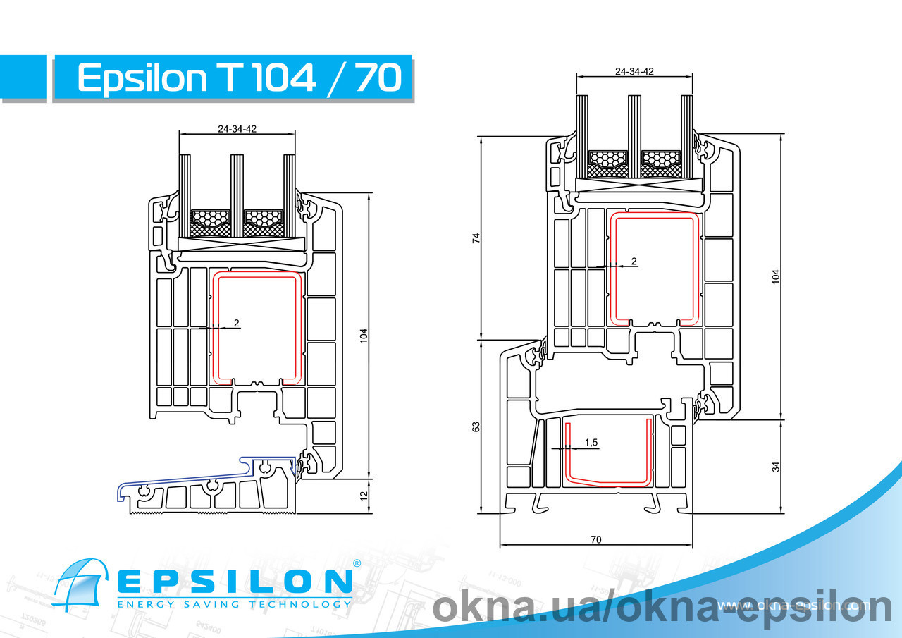 NEW: Входные двери Т104 / 70