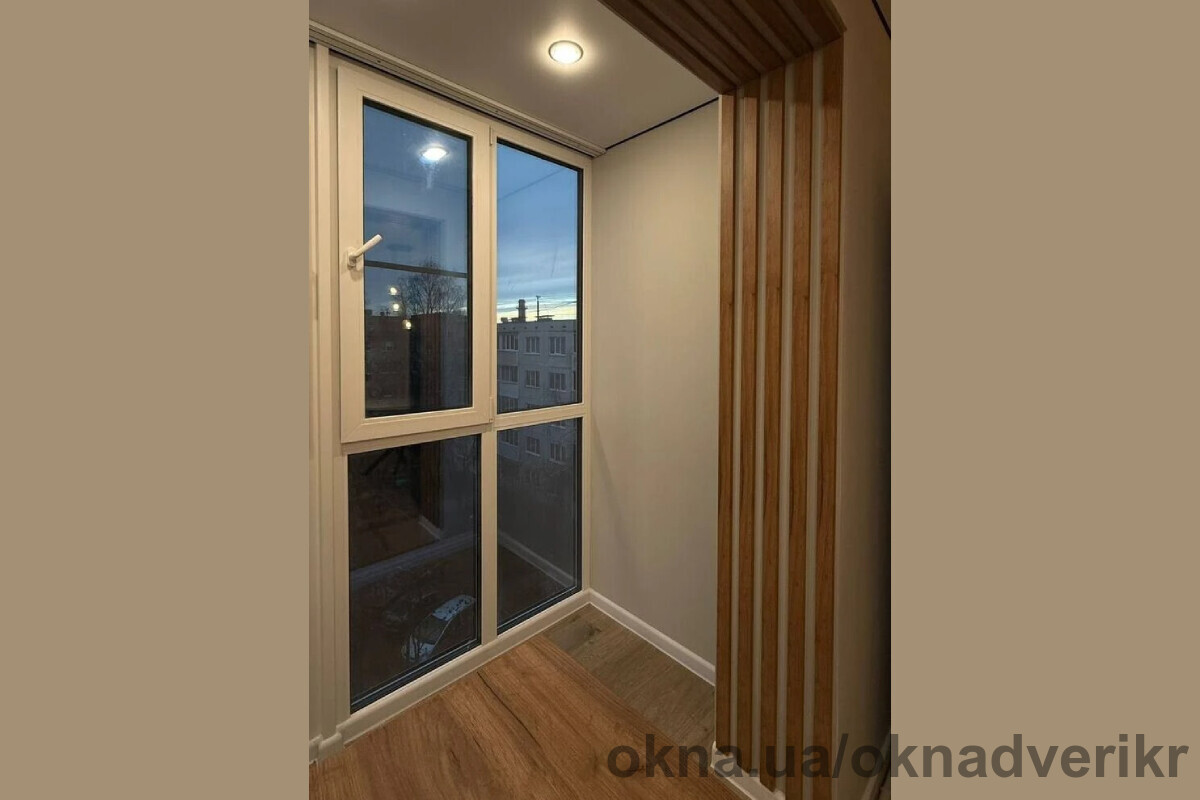 Steko Кривий Ріг показали преміумскління та оздоблення балкона