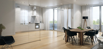 Geze: компактные размеры доводчика для тяжелых стеклянных дверей