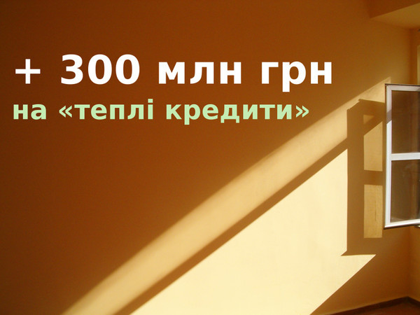 Правительство выделило дополнительные 300 млн грн на программу «теплых кредитов» (обновлено)