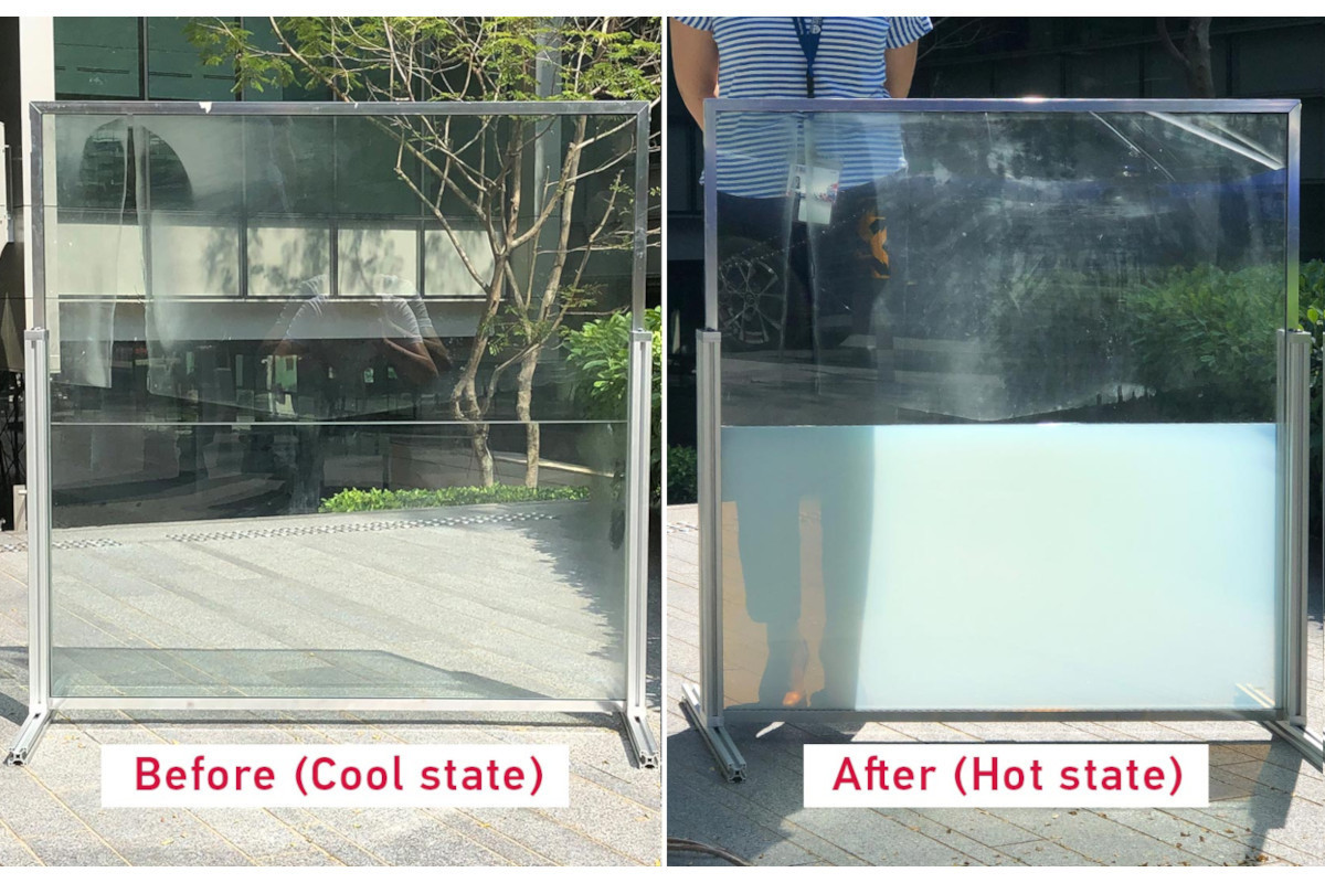 Ученые разработали энергосберегающее окно с жидкостью внутри