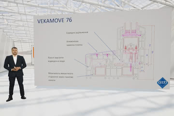 Українським фахівцям представлена новинка Veka VEKAMOVE 76