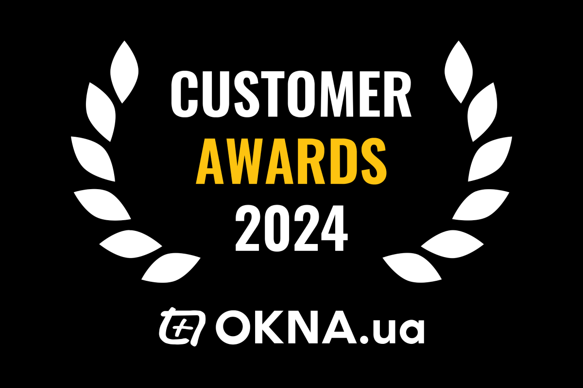 Die beliebtesten Unternehmen auf OKNA.ua erhielten die Preise Customer Awards 2024