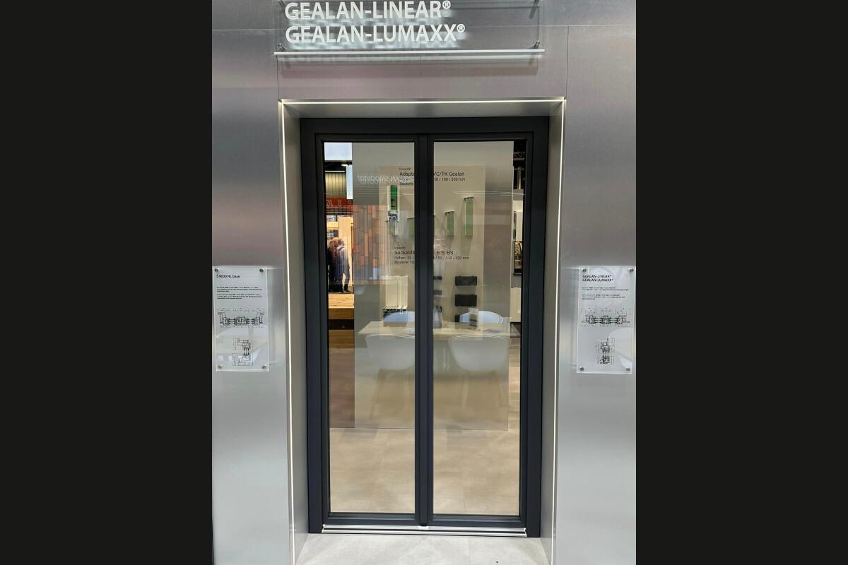 GEALAN presented a new slim design system at FENSTERBAU FRONTALE