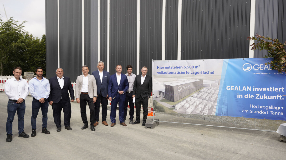 Gealan officially opened a multi-level automated warehouse in Germany