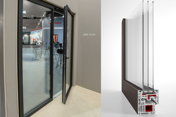 aluplast GmbH has launched a new PVC system with a concealed sash into production
