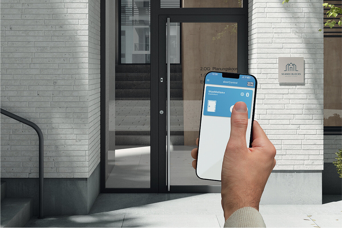 Winkhaus allows you to control your front door via smartphone