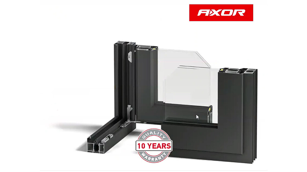 Aluminum windows now feature AXOR INDUSTRY hardware