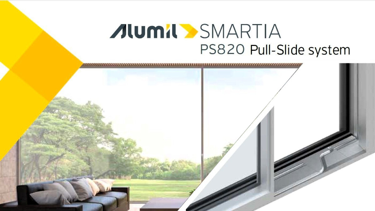 ALUMIL презентував нову розсувну систему SMARTIA PS820 Pull & Slide