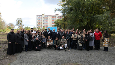 The first Living Places concept house is being built near Lviv for foster children