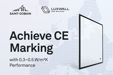 Saint-Gobain Glass отримала добровільне CE маркування для вакуумного скла INSIO